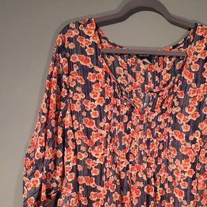 Floral Sheer Blouse